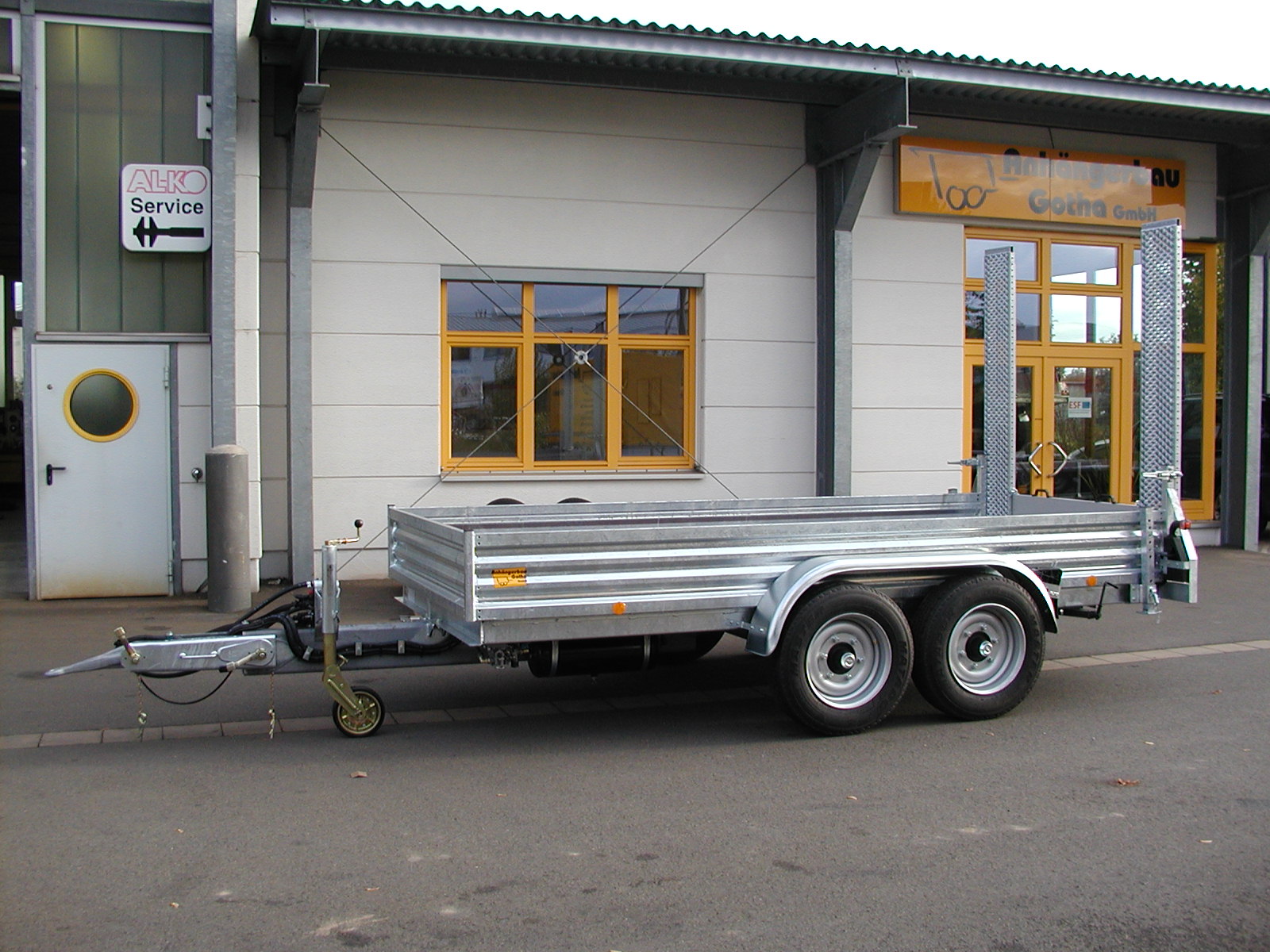Maschinentransporter mit Luftbremsanlage